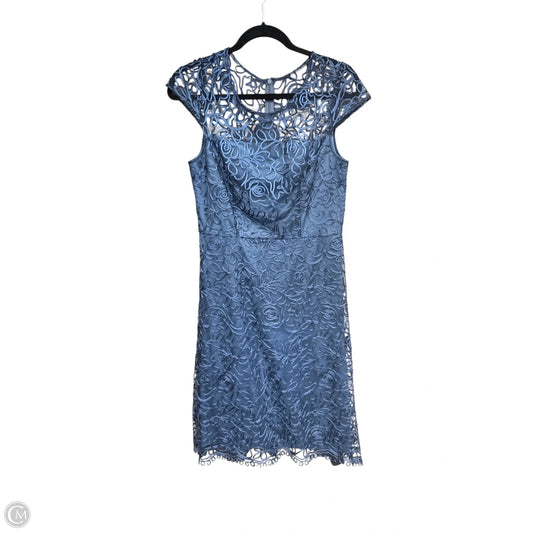 Dress Party Midi By Oleg Cassini In Blue, Size: 8