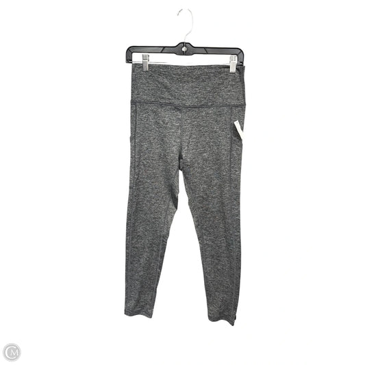Athletic Leggings By Aerie In Grey, Size: L