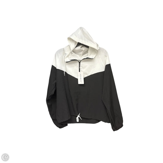 Athletic Jacket By Clothes Mentor In Black & White, Size: Xl