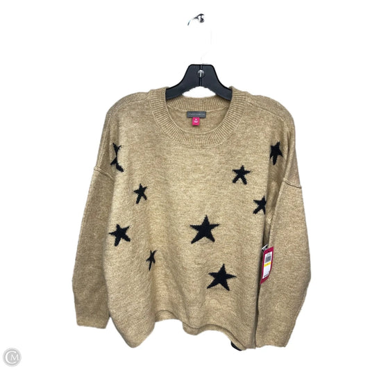 Sweater By Vince Camuto In Black & Tan, Size: M