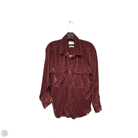 Top Long Sleeve By Universal Thread In Purple, Size: M