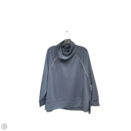 Sweater By Tahari In Blue, Size: 2x