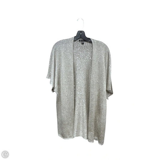 Cardigan By Inc In Silver, Size: 2x