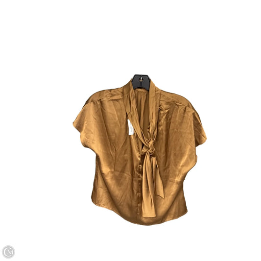 Top Short Sleeve By Banana Republic In Brown, Size: Xxs