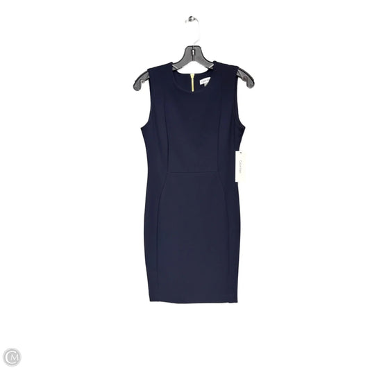 Dress Work By Calvin Klein In Navy, Size: 6
