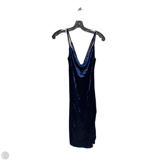Dress Party Midi By Lulus In Blue, Size: Xl