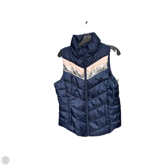 Vest Puffer & Quilted By So In Blue & Pink, Size: M
