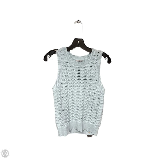 Top Sleeveless By Evereve In Blue, Size: S