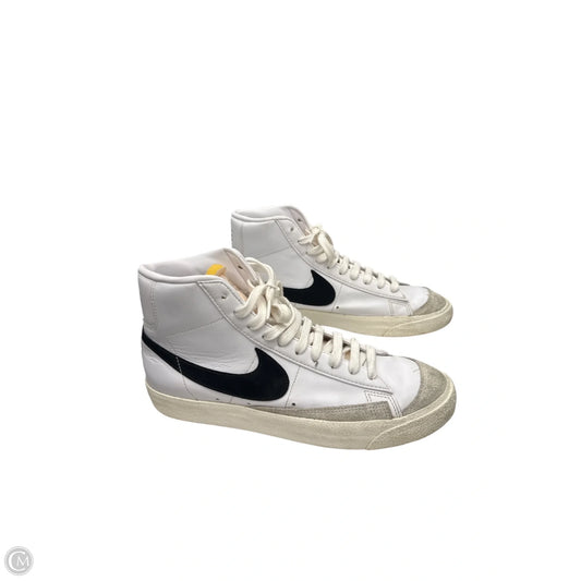 Shoes Athletic By Nike In White, Size: 9
