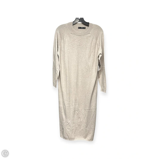 Dress Sweater By Mng In Beige, Size: 4