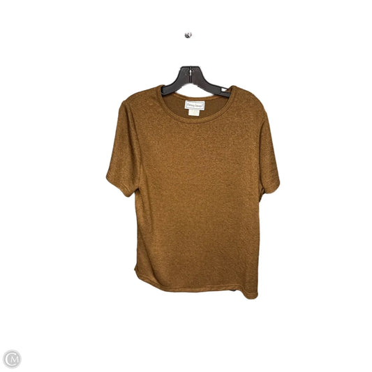 Top Short Sleeve By Clothes Mentor In Gold, Size: Xl