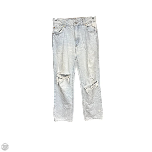 Jeans Straight By Garage In Blue Denim, Size: S