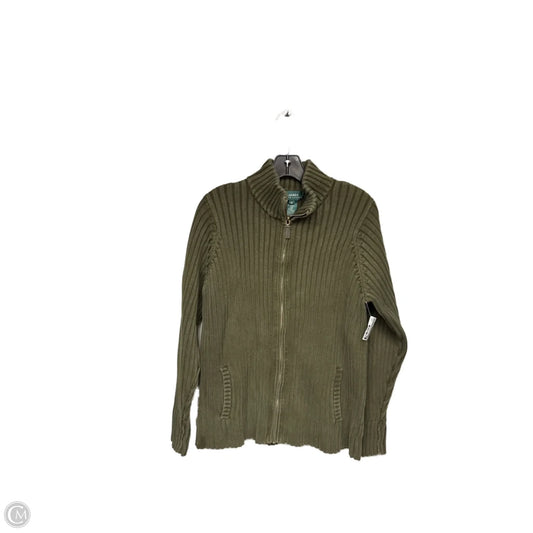 Sweater By Lauren By Ralph Lauren In Green, Size: 1x