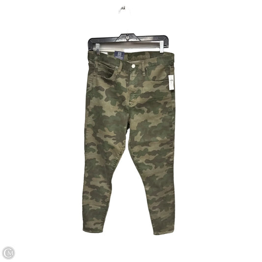 Jeans Skinny By Gap In Camouflage Print, Size: 12