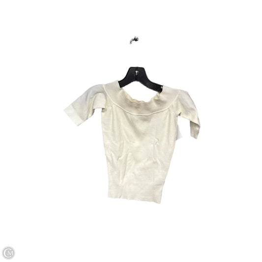 Top Short Sleeve Designer By All Saints In Cream, Size: S