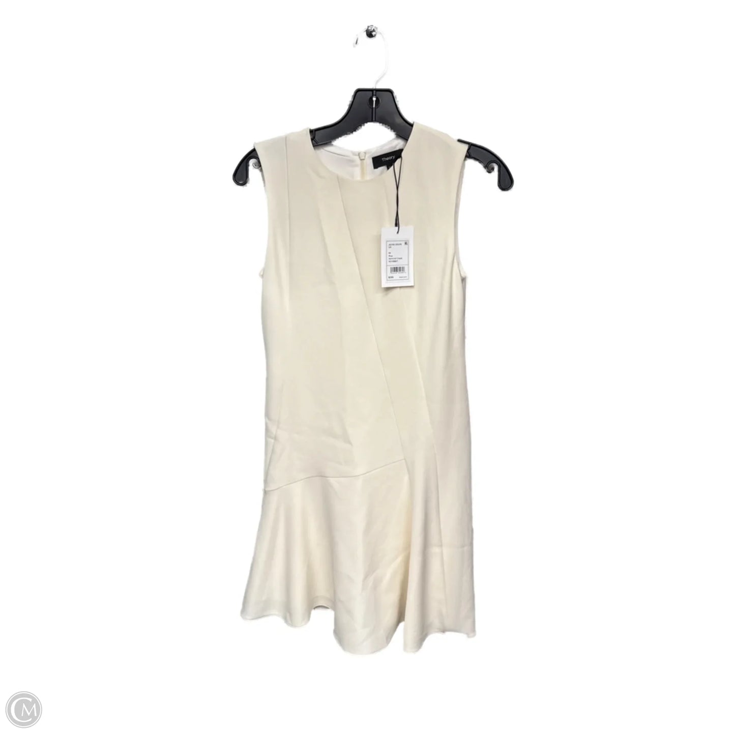 Dress Casual Midi By Theory In Cream, Size: Xxs