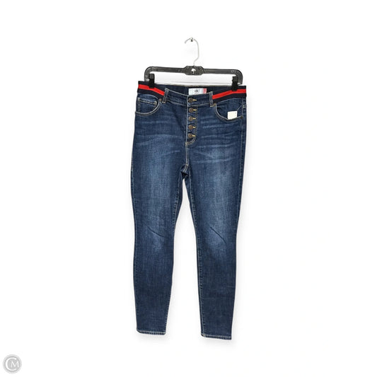 Jeans Skinny By Cabi In Blue Denim, Size: 8