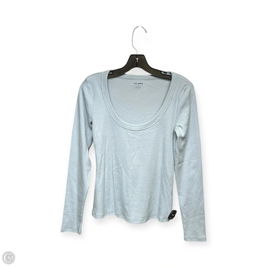 Top Long Sleeve Basic By Old Navy In Blue, Size: M
