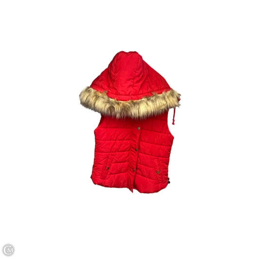 Vest Puffer & Quilted By Love Tree In Red, Size: M
