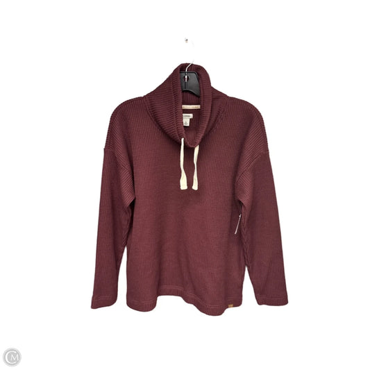 Sweater By L.l. Bean In Maroon, Size: L