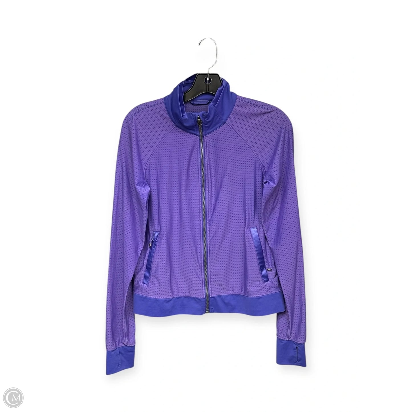 Athletic Jacket By Lululemon In Purple, Size: S