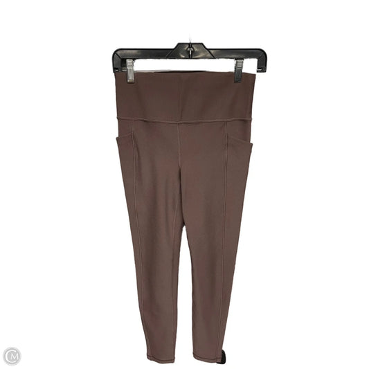 Athletic Leggings By Athleta In Brown, Size: S