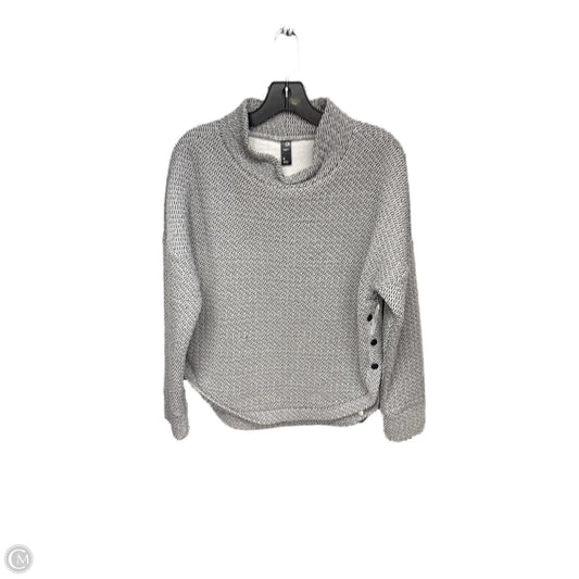 Athletic Sweatshirt Crewneck By Gapfit In Black & White, Size: M