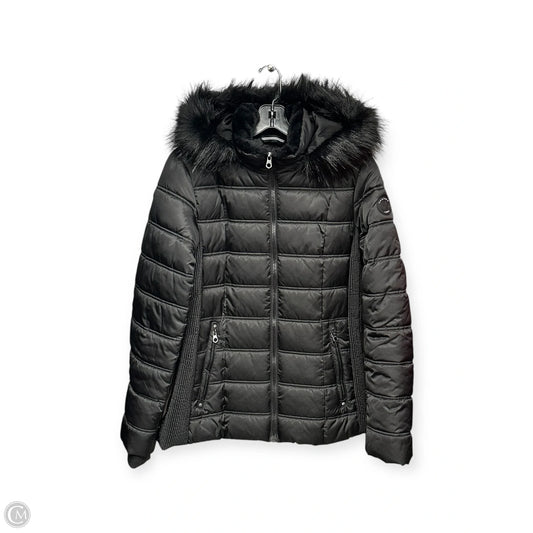Coat Puffer & Quilted By Nautica In Black, Size: M
