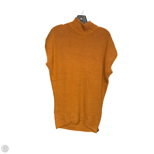 Dress Sweater By Anthropologie In Orange, Size: S