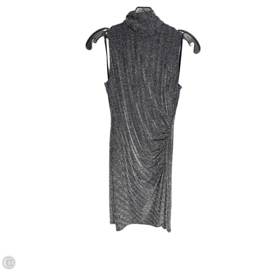 Dress Party Midi By Lauren By Ralph Lauren In Silver, Size: 6p