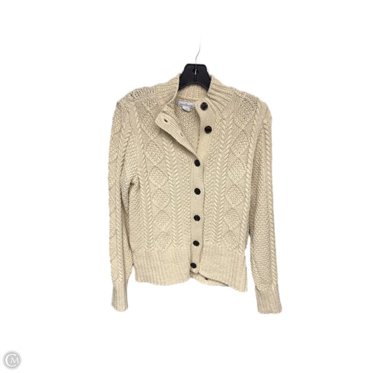 Sweater Cardigan By L.l. Bean In Cream, Size: S