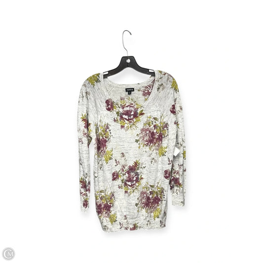 Top Long Sleeve By Torrid In Floral Print, Size: 2x