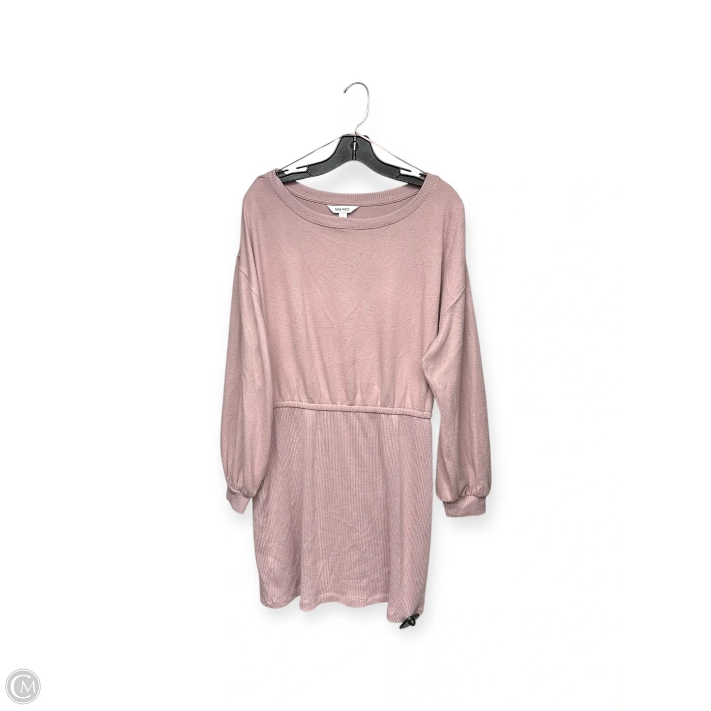 Dress Casual Midi By Nine West In Mauve, Size: Xl