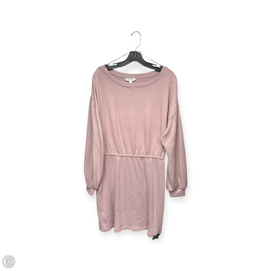 Dress Casual Midi By Nine West In Mauve, Size: Xl