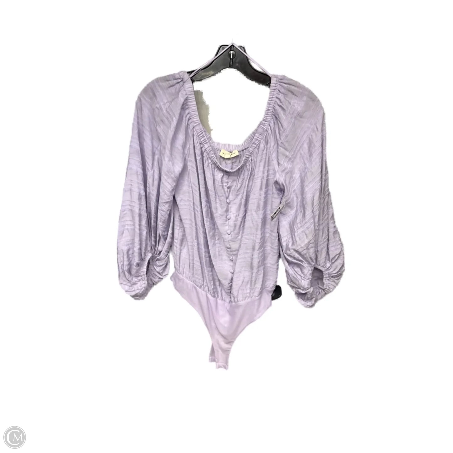 Top 3/4 Sleeve By Eesome In Purple, Size: S