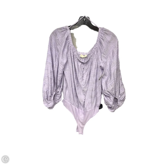 Top 3/4 Sleeve By Eesome In Purple, Size: S