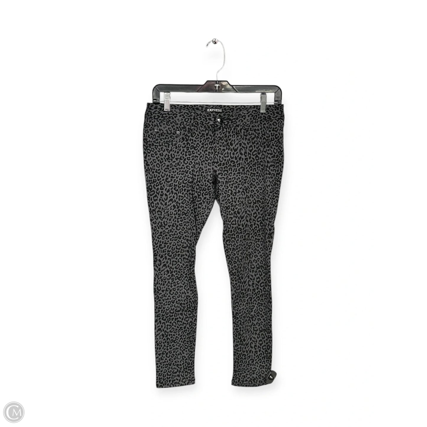 Pants Leggings By Express In Animal Print, Size: S