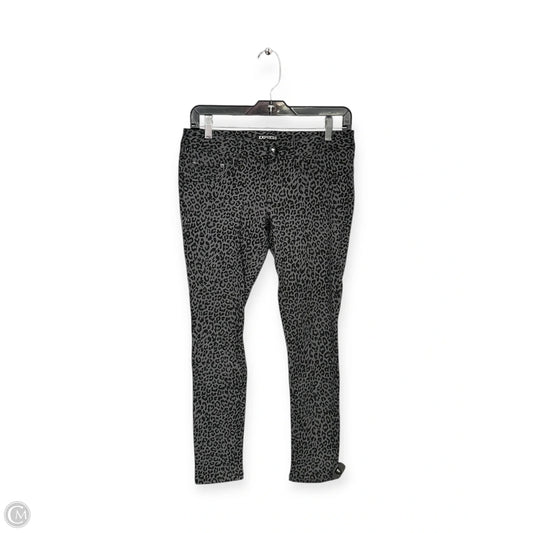 Pants Leggings By Express In Animal Print, Size: S