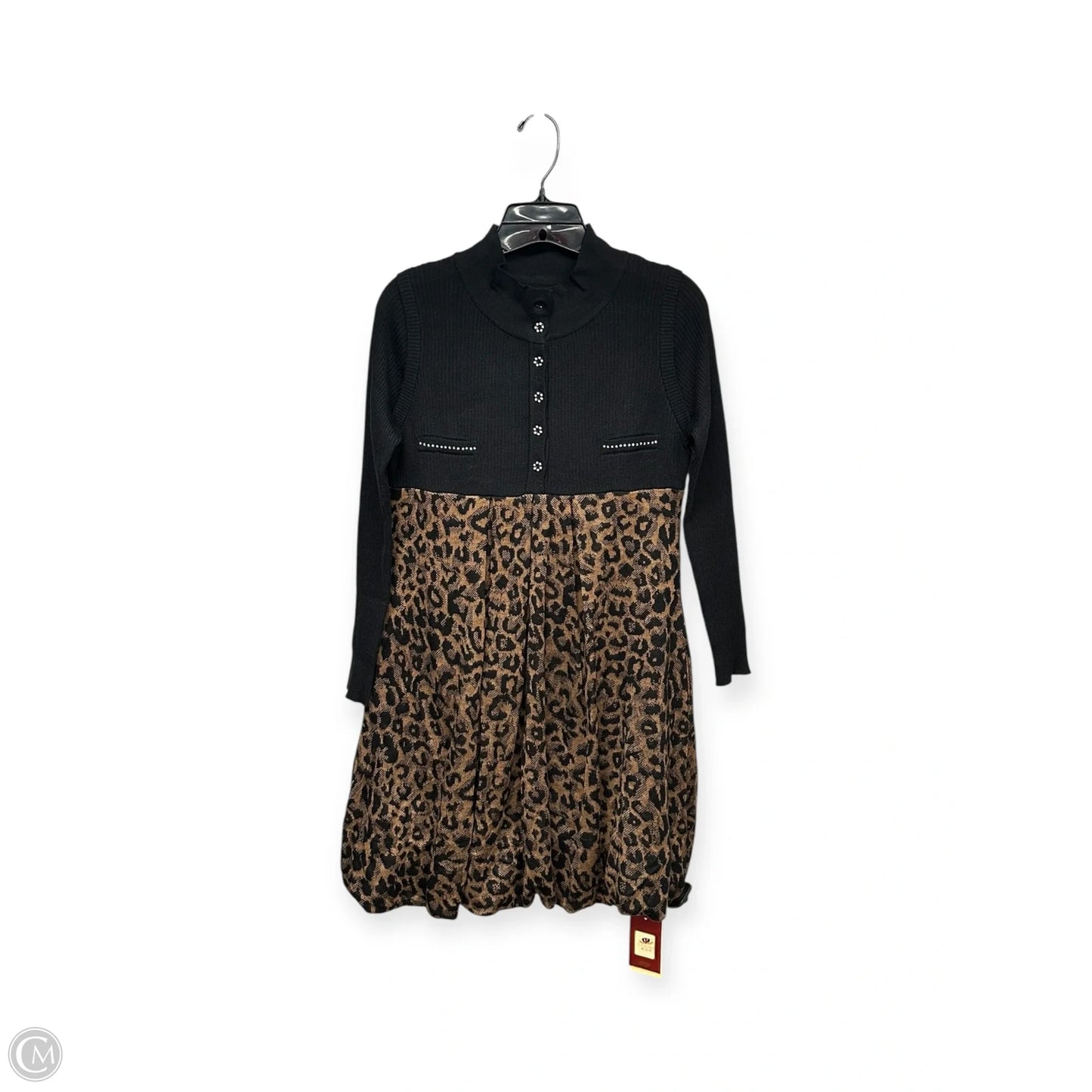 Dress Casual Midi By Cme In Animal Print, Size: S