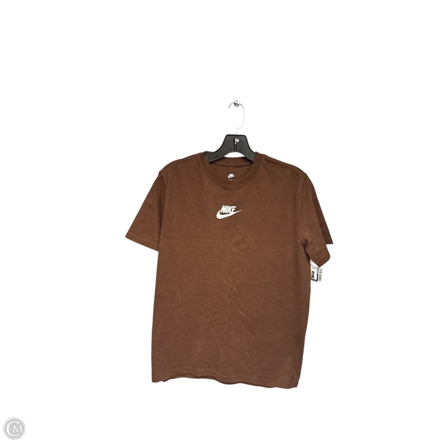 Athletic Top Short Sleeve By Nike Apparel In Brown, Size: Xl