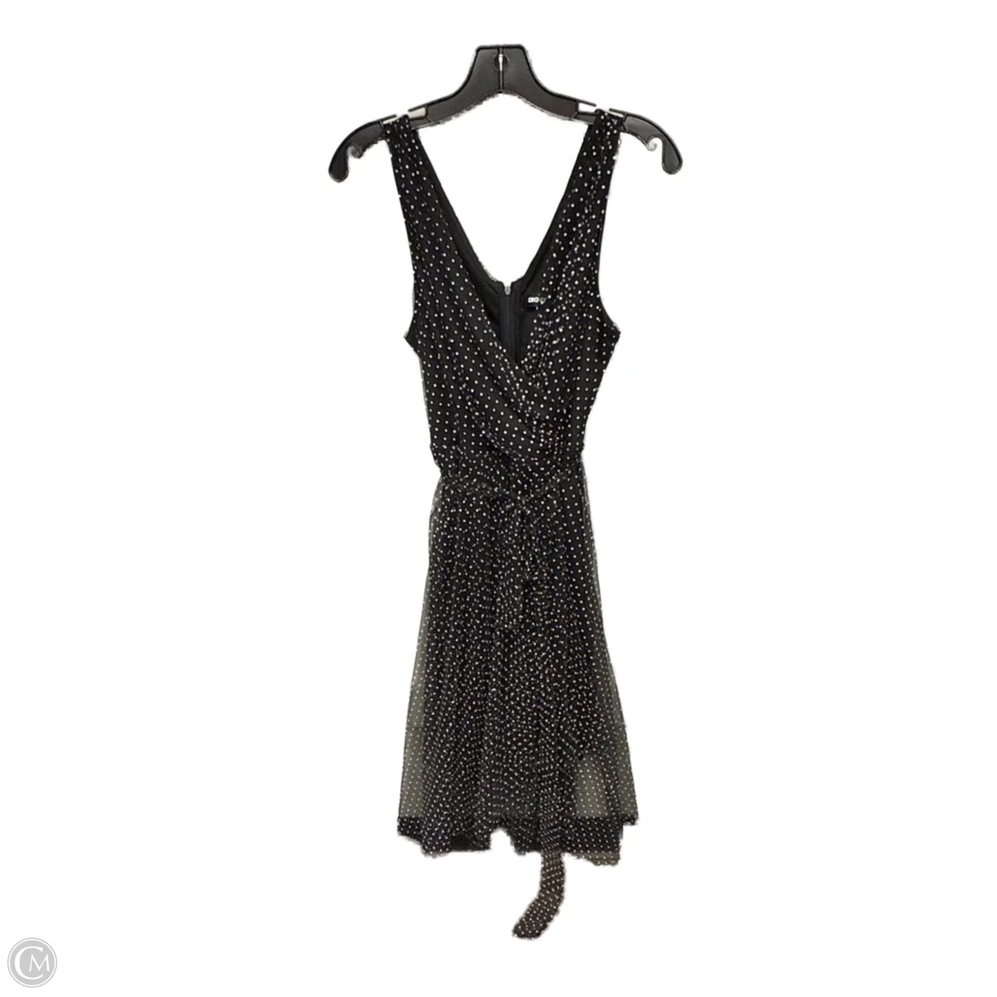 Dress Party Midi By Dkny In Polkadot Pattern, Size: M