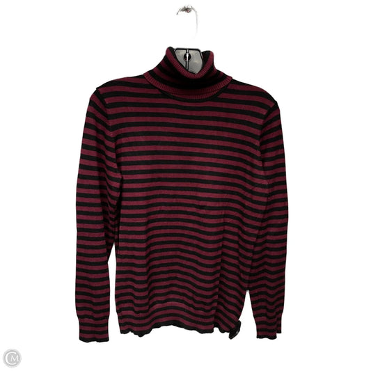 Top Long Sleeve By Joseph A. In Striped Pattern, Size: M