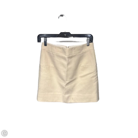 Skirt Mini & Short By J. Crew In Cream, Size: 2