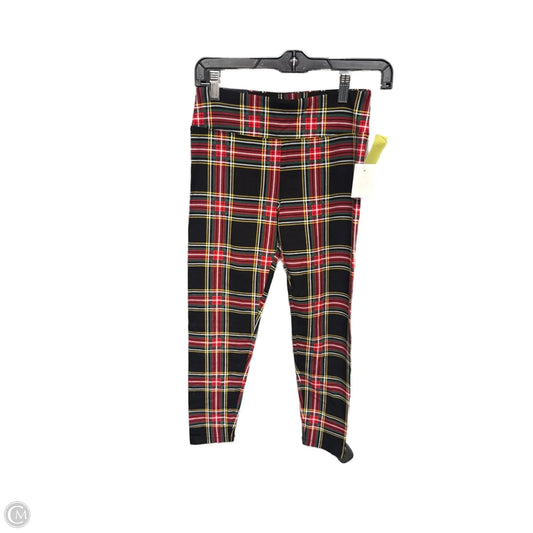 Pants Leggings By J. Crew In Plaid Pattern, Size: S