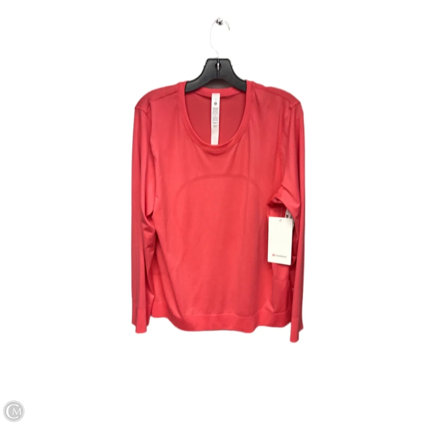 Athletic Top Long Sleeve Crewneck By Lululemon In Pink, Size: 12