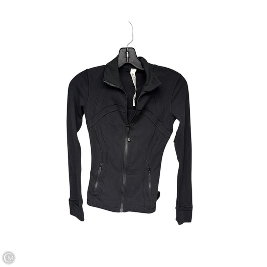 Athletic Jacket By Lululemon In Black, Size: 2