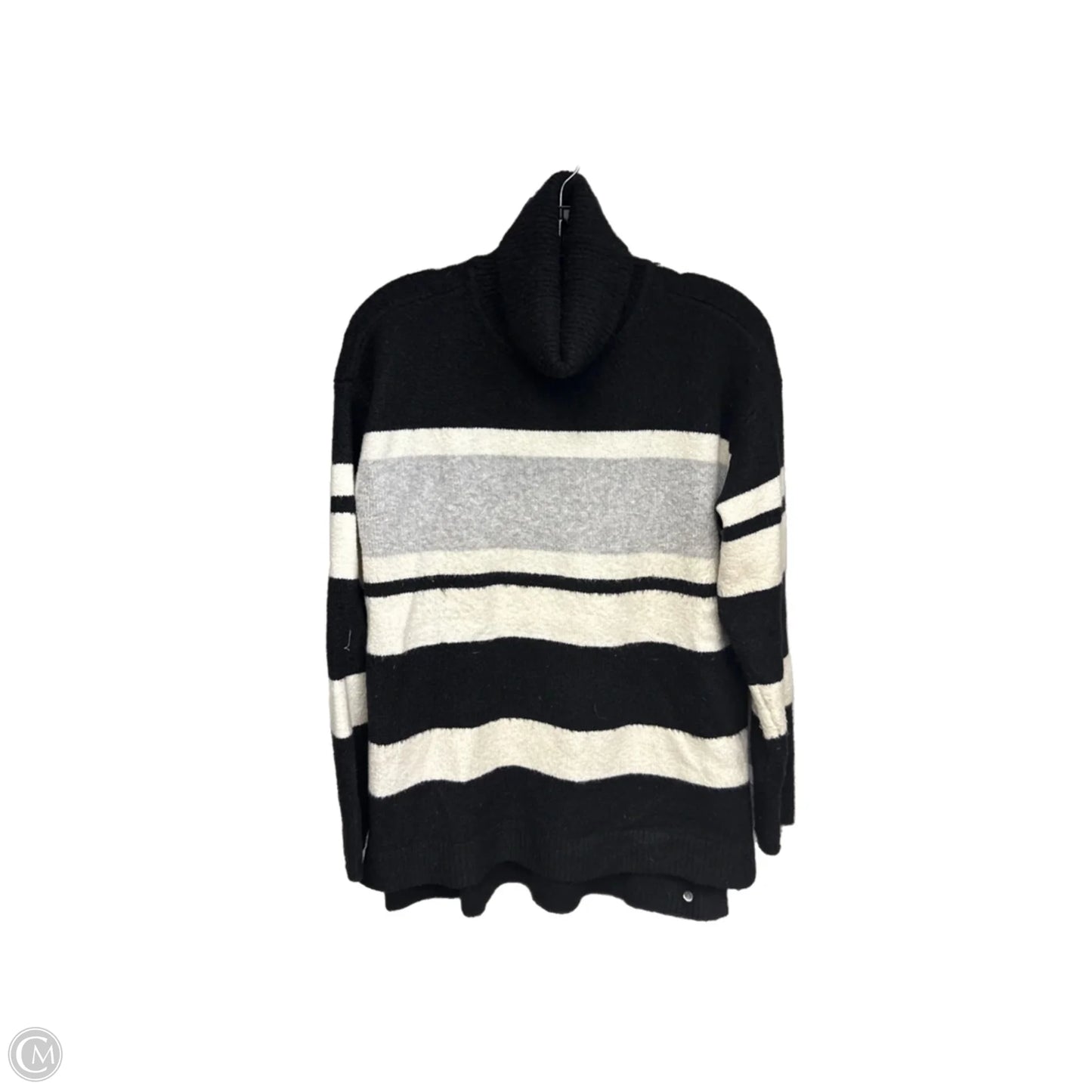 Sweater By Talbots In Black & White, Size: L