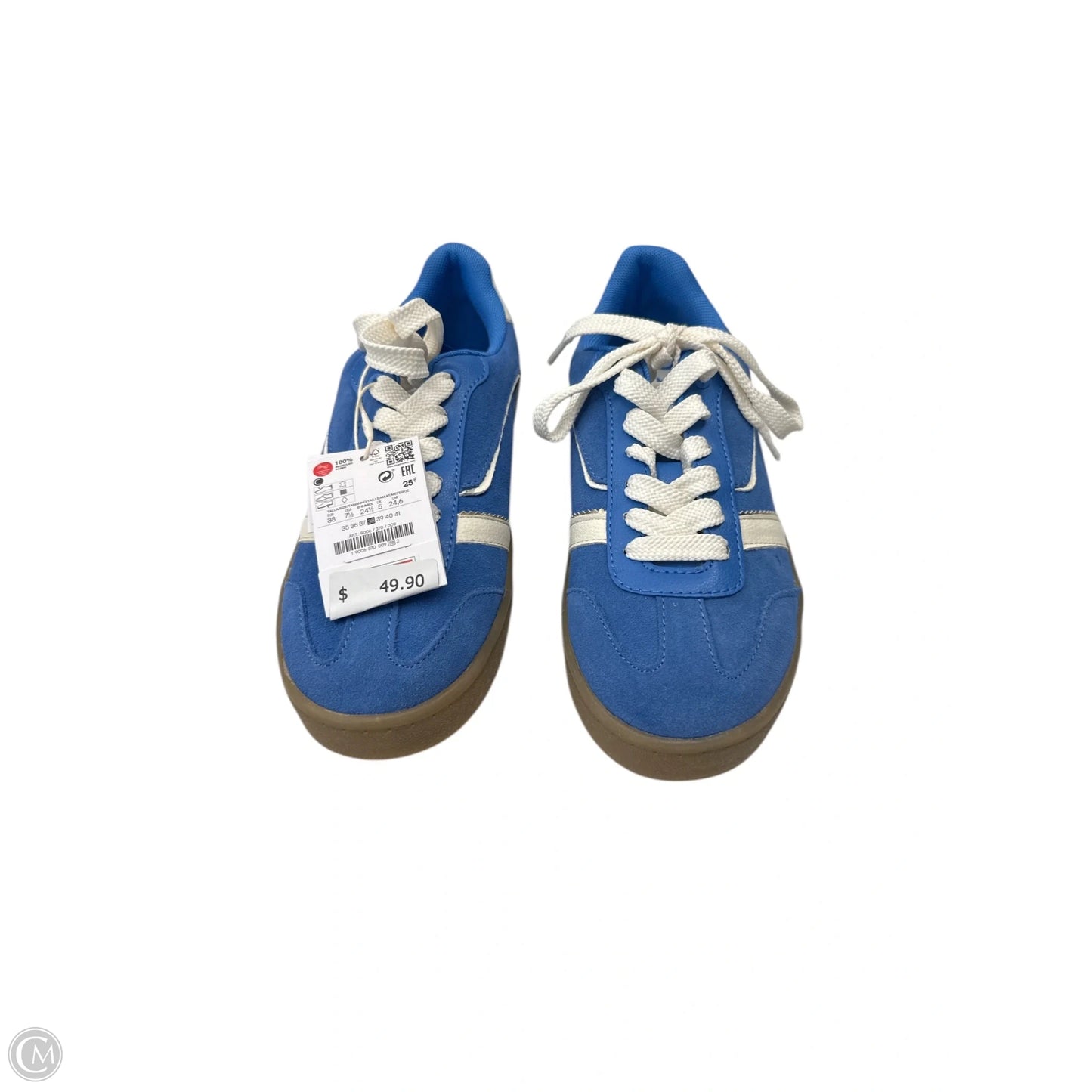 Shoes Sneakers By Stradivarius In Blue, Size: 7.5