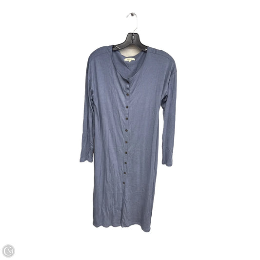 Dress Casual Midi By Madewell In Blue, Size: S