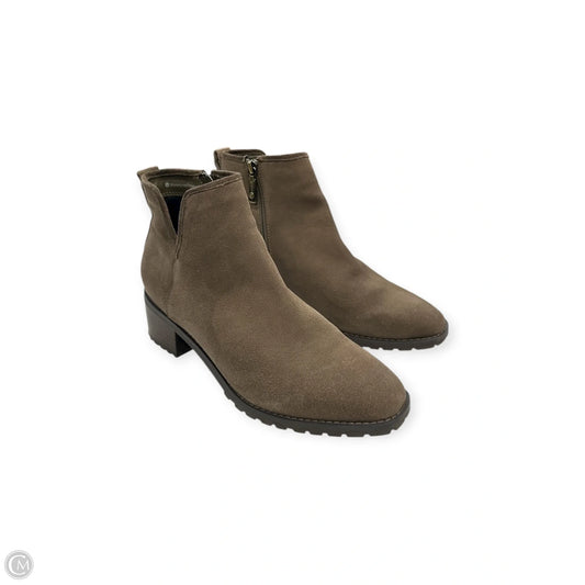Boots Ankle Flats By Blondo In Brown, Size: 8